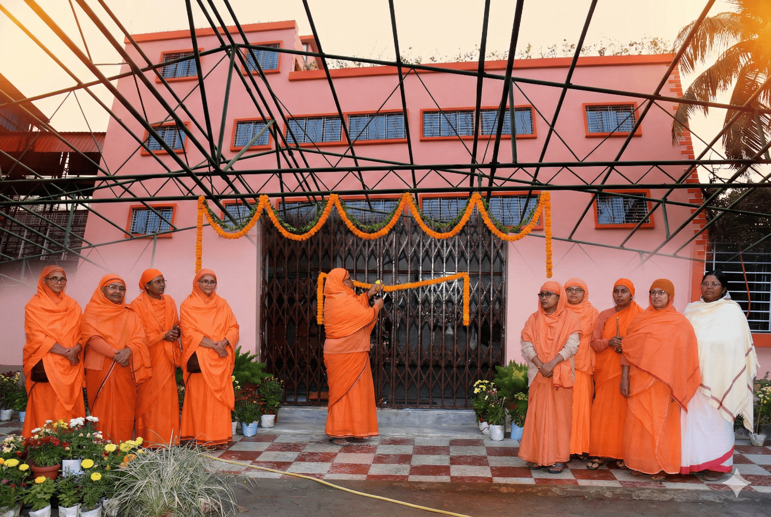 School students celebrating National Youth Day